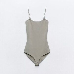 Zara knit bodysuit